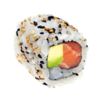 Uramaki salmone